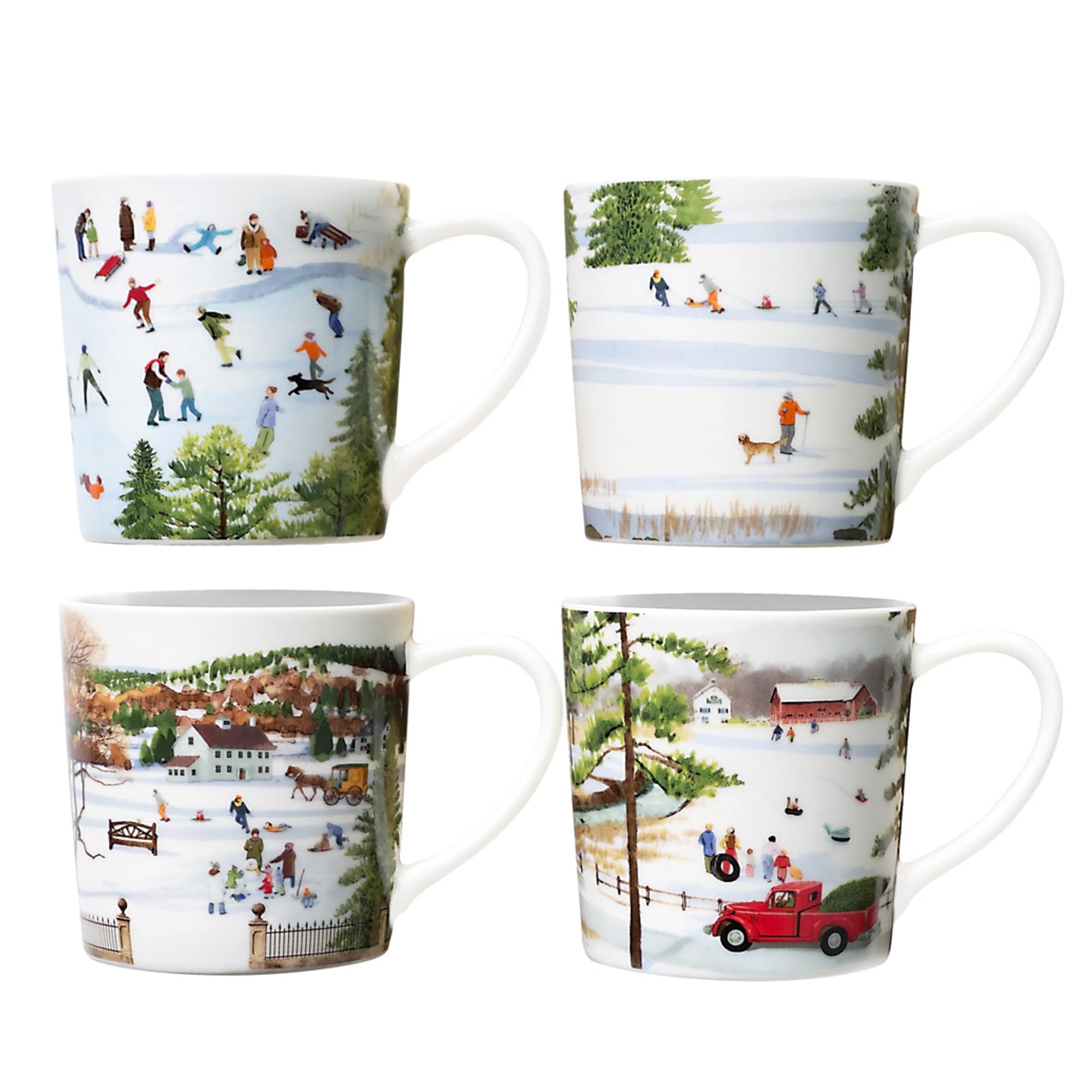 Amazon.com: Caskata X Felix Doolittle Winter Wonderland Mugs, Set